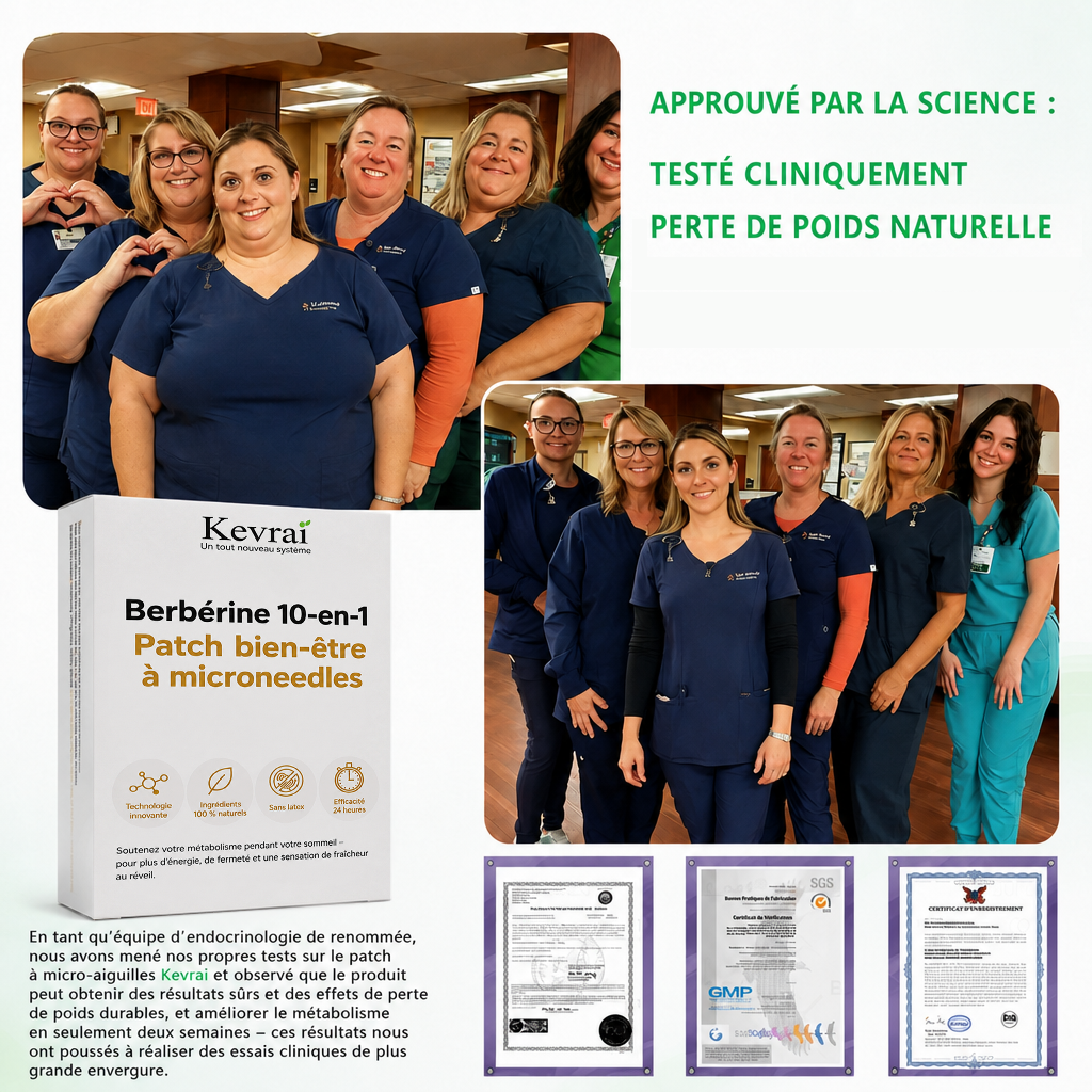 Doctor Recommended 🌟 | Kevrai® Berberine 10-in-1 Nano Microneedle Patch | ✅ 🥈🥈*R