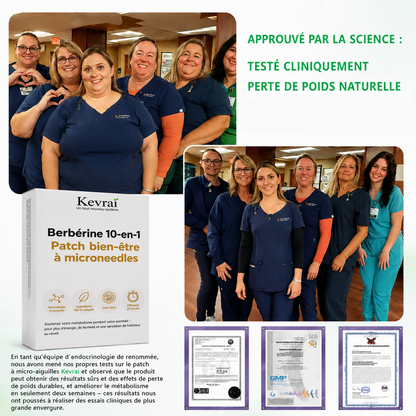 Doctor Recommended 🌟 | Kevrai® Berberine 10-in-1 Nano Microneedle Patch | ✅ 🥈🥈*R