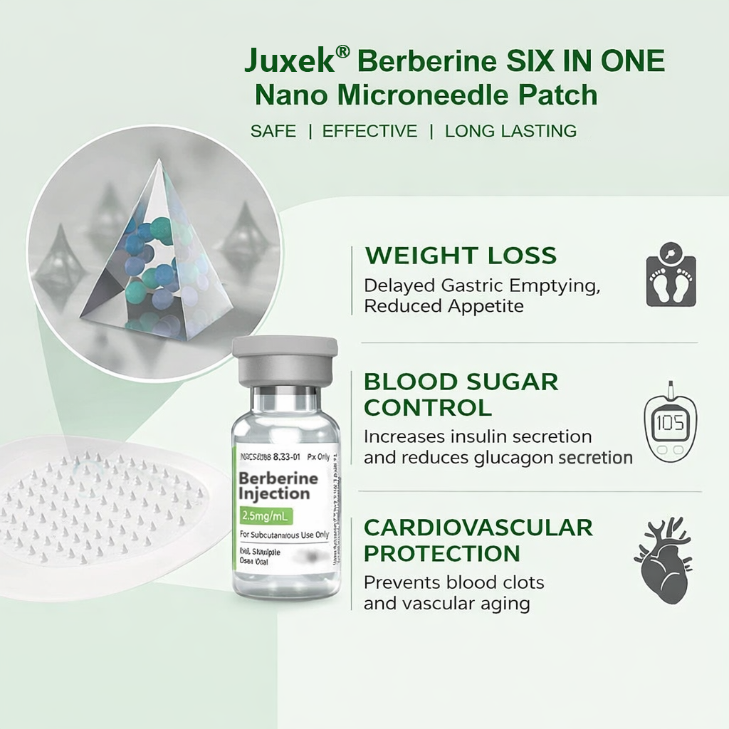 Doctor Recommended 🌟 | Kevrai® Berberine 10-in-1 Nano Microneedle Patch | ✅ 🥈🥈*R