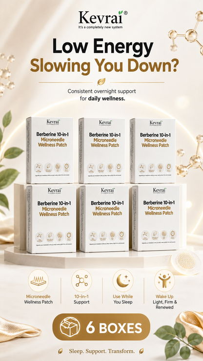 Doctor Recommended 🌟 | Kevrai® Berberine 10-in-1 Nano Microneedle Patch | ✅ 🥈🥈*R